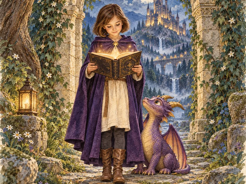 Пример иллюстрации в стиле «Книжная классика»